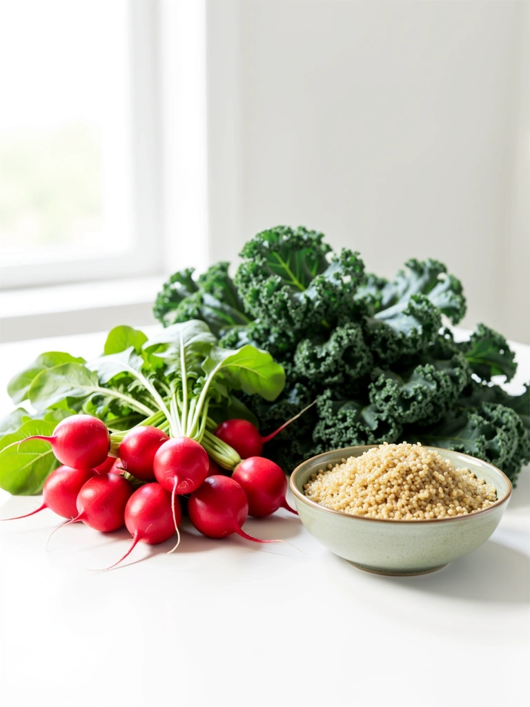 Frische Zutaten für eine ausgewogene Ernährung
